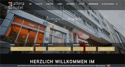 Desktop Screenshot of altera-hotels.de
